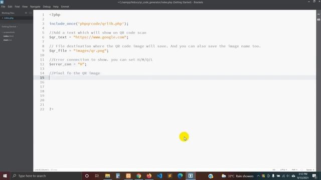 QR code generator with PHP framework - 2021 смотреть онлайн