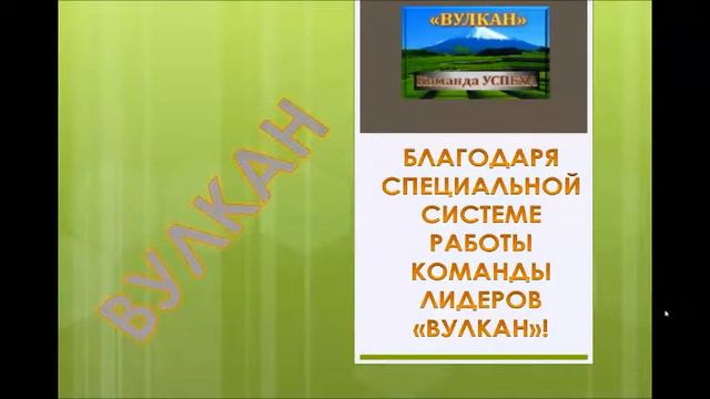 Презентация Команды ВУЛКАН смотреть онлайн
