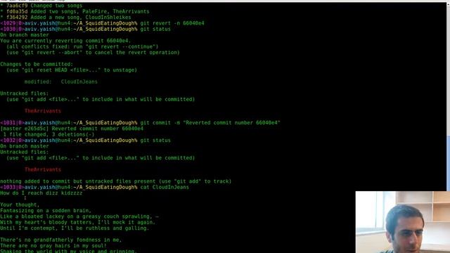Git tutorial part 4: reverting changes to tracked files смотреть онлайн