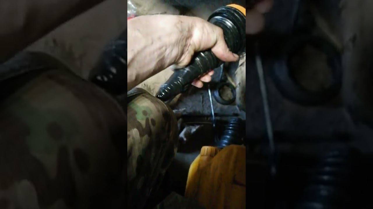 замена пыльника неопронового на шрусе, лайфхак. смотреть онлайн