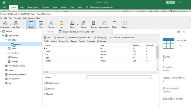 How to import excel to databases in Navicat Premium смотреть онлайн