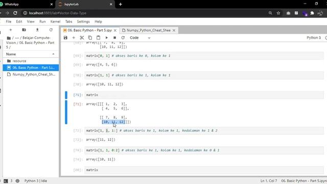 #6 Computer Vision | Python Numpy Fundamentals смотреть онлайн