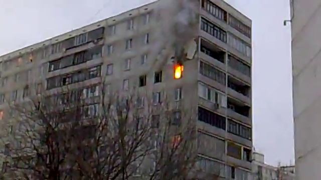 Пожар на улице Маршала Катукова смотреть онлайн