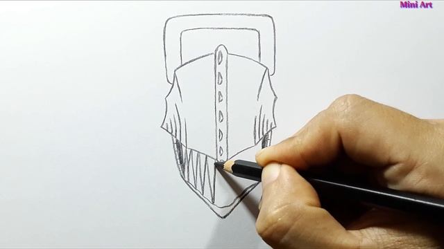easy anime drawings | how to draw Chainsaw Man | step by step tutorial смотреть онлайн