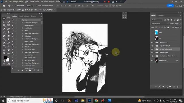Real Pencil Art Photoshop Action смотреть онлайн