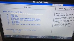 Как зайти и настроить BIOS ноутбука Lenovo ThinkPad T440p для установки WINDOWS 7, 8, 10 с флешки.