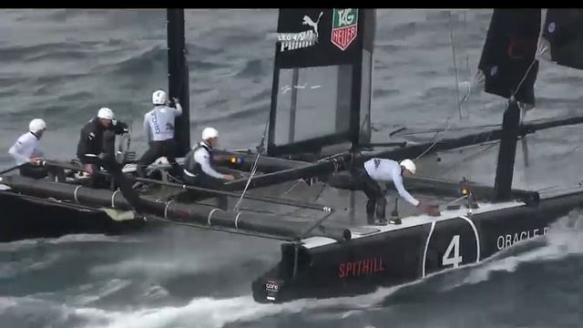 ACWS Naples Race Day 1 - ORACLE Racing Spithill смотреть онлайн