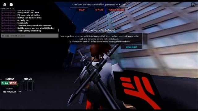 Roblox parkour, PowerGrip gauntlet, and EVO glove showcase. смотреть онлайн