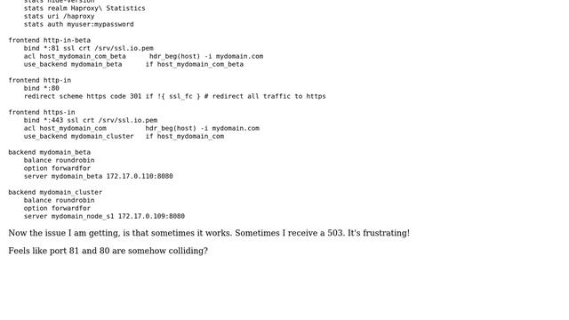 DevOps & SysAdmins: HAProxy reverse proxying with Docker not working смотреть онлайн