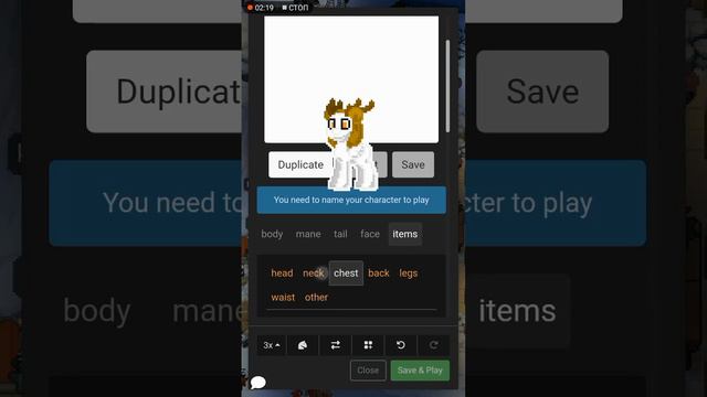 делаем такой скин милашки в пони таун!