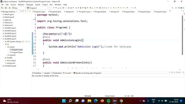 TestNG Parameters Annotation | Parameterizing from TestNG xml file | TestNG Parameterization смотреть онлайн