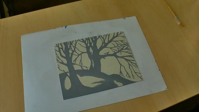 2 способ гравюра на картоне. смотреть онлайн