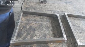 Сделал Быстро и НЕ ДОРОГО, ИЗ профильной трубы, подстолье LOFT .Журнальный столик,  своими руками