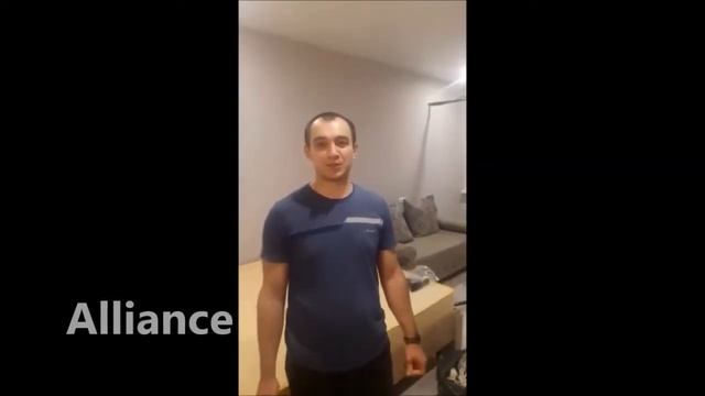 Матовый белый натяжной потолок 18 кв.м. от компании Alliance смотреть онлайн