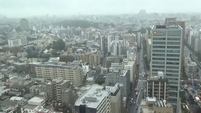 Vue panoramique du Bunkyo Civic Center смотреть онлайн