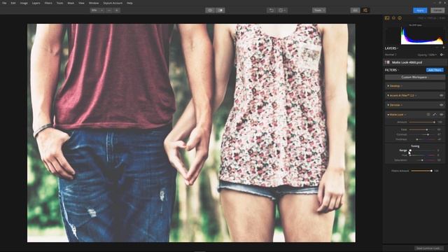 Matte Look Filter смотреть онлайн