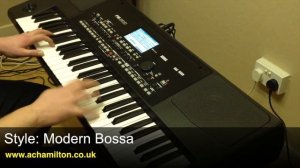 Korg PA300 Keyboard Demo With Luke Edwards at A&C Hamilton