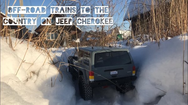Jeep Cherokee - winter trip to the country on...