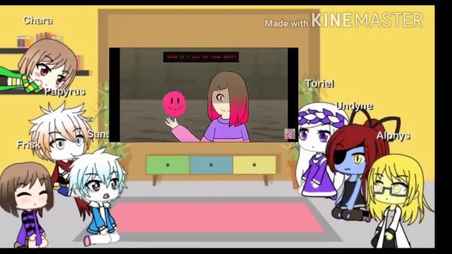Undertale Reacts To Glitchtale Frisk Vs. Betty | #1