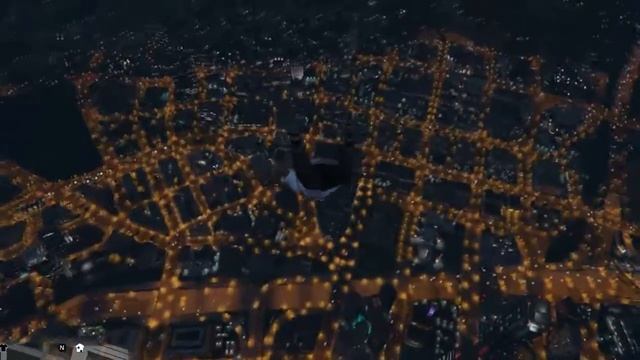 Мой первый прыжок с парашютом в GTA 5 :3
