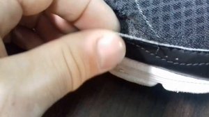 Ремонт кроссовок.Протёрлась сетка.