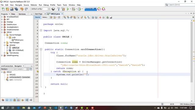 How to connect Oracle with JAVA (Netbeen) смотреть онлайн