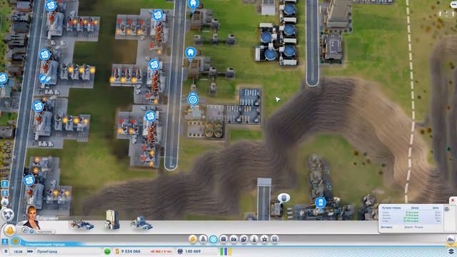 SimCity Города будущего #1.20. Закончили строить ПромГород смотреть онлайн