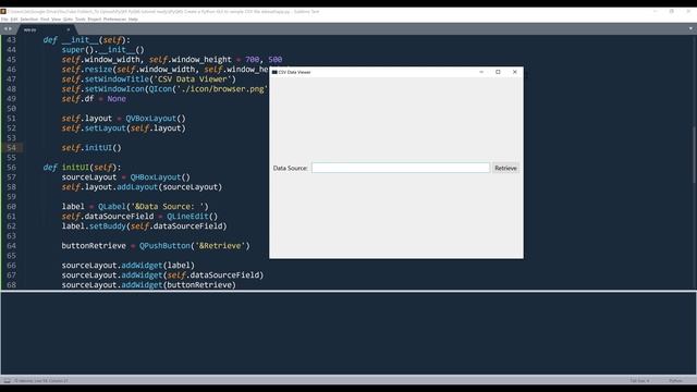 Create A Python Desktop App To View CSV Files With PyQt6 | Full Tutorial смотреть онлайн
