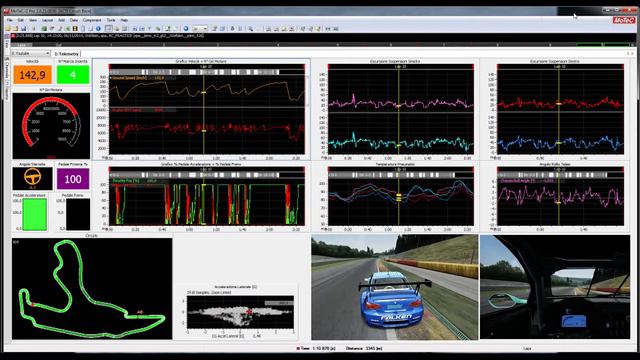 Assetto Corsa. Motec telemetry BMW M3 GT2@SPA смотреть онлайн