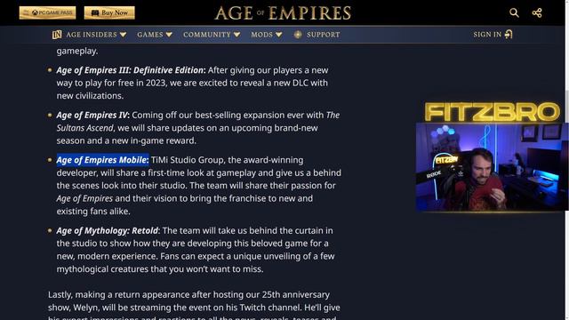 Age of Mythology Retold, New AoE3 Civs, and More! смотреть онлайн