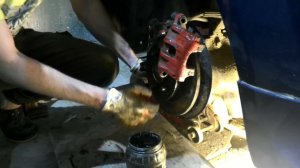 Замена задней ступицы Ford Focus 2