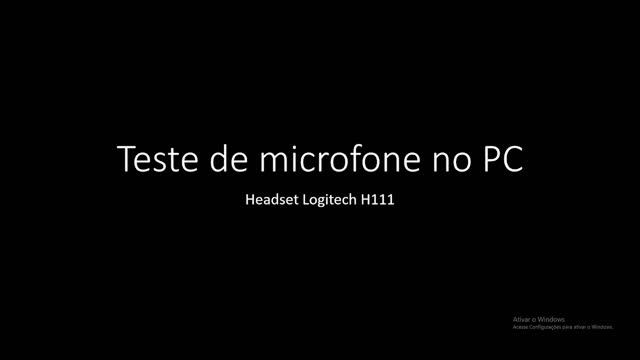 HEADSET LOGITECH H111 - BOM E BARATO смотреть онлайн