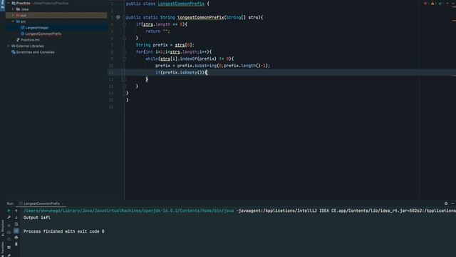Longest Common Prefix ( Java programming) смотреть онлайн