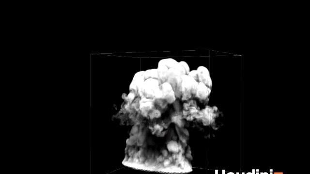 Houdini 12 PyroFX 2.0 OpenCL Smoke Simulation смотреть онлайн