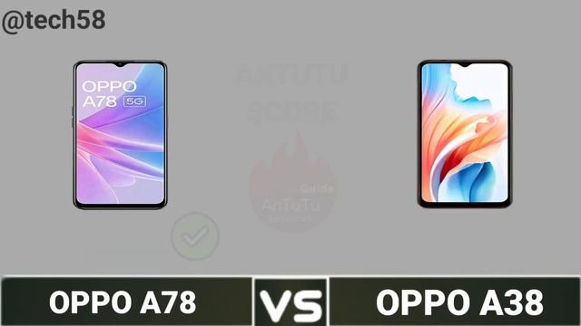 OPPO A78 VS OPPO A38 #tech58 смотреть онлайн