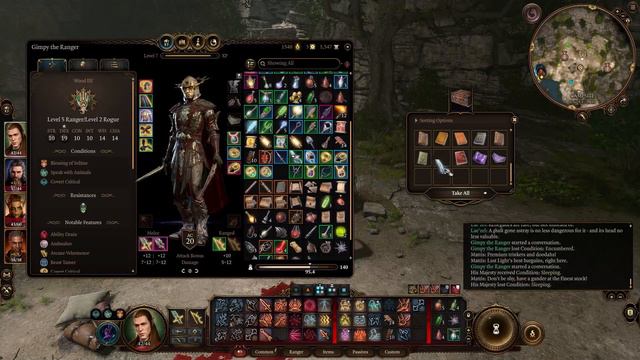 Level 5 Ranger / Level 2 Rogue Wood Elf in Baldur's Gate 3 -Episode 13 Part 3- смотреть онлайн