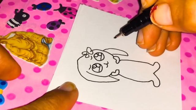 ПРОСТО РИСУЕМ МИЛОГО ЗАЙЧИКА С СЕРДЕЧКОМ/❤️ просто рисуем,легко нарисовать, как нарисовать,рисовани смотреть онлайн