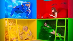 Секретные домики под кроватью | Четыре цвета челлендж от BaRaDa Challenge