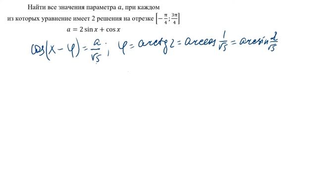 Параметр с тригонометрией | 4 способа решения | Параметр №4 | ЕГЭ по математике смотреть онлайн