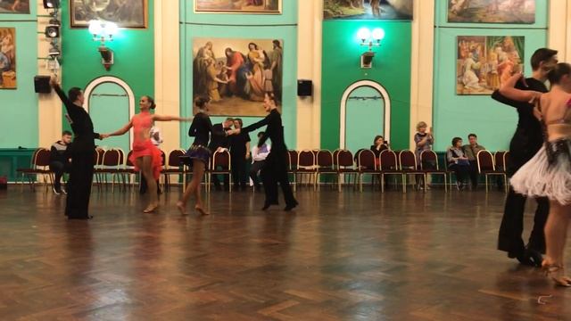 Джайв (Взрослые + Молодежь до D класса) 14.10.2018 Танцевальный Петербург смотреть онлайн