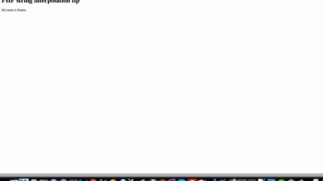 PHP Tip: how to include variables in strings смотреть онлайн