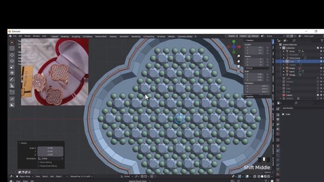 Ring Modeling with HardOps and Geometry nodes смотреть онлайн