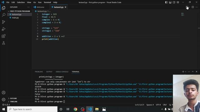 (Lecture 3): Variables and Data Types in Python смотреть онлайн