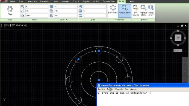 Necesito ayuda con el array polar de autocad 2012 смотреть онлайн