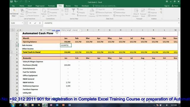 AUTOMATED CASH FLOW SHEET: Learn how to make Cash Flow Statement/Dashboard - Advanced Excel Formula смотреть онлайн