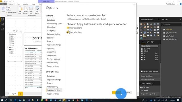 Power BI query reduction when using DirectQuery смотреть онлайн
