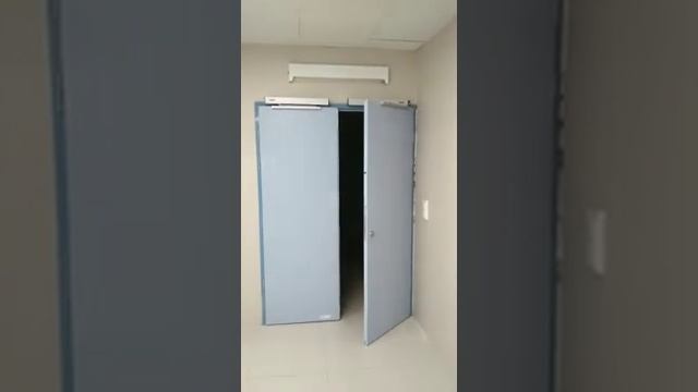 Дверь распашная двустворчатая для чистых помещений с автоматическим приводом смотреть онлайн