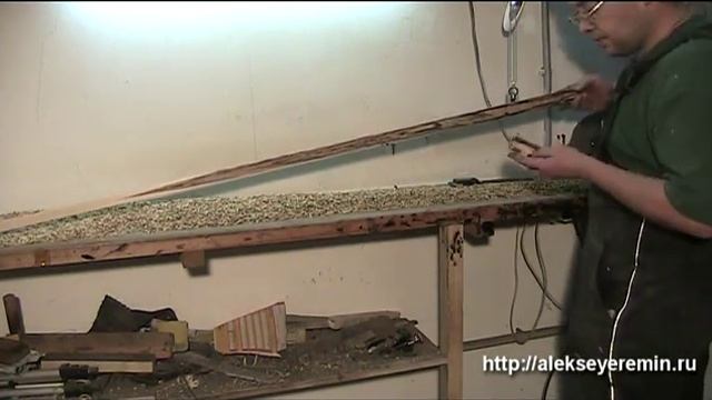 Изготовление кия для русского бильярда - обработка (4) смотреть онлайн
