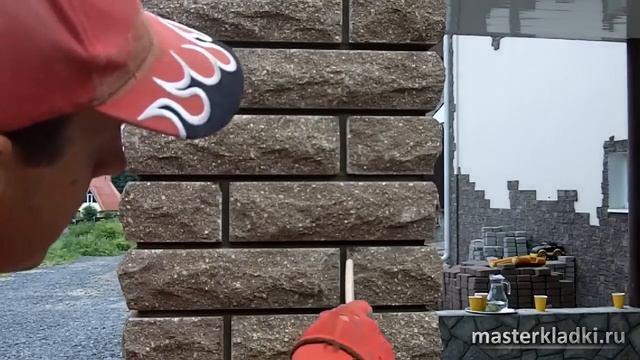 Техника расшивки облицовочной кладки - [© masterkladki] смотреть онлайн