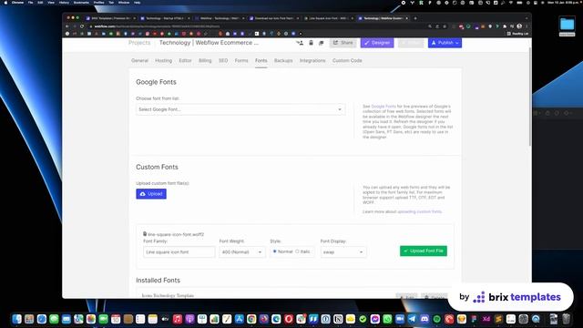 How to load an Icon Font to your Webflow Template | BRIX Templates смотреть онлайн